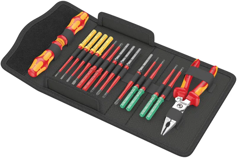 Wera 006612 Výměnné šroubovací čepele Kraftform Kompakt VDE 17 extra slim 1 TIE - 17 dílů (W05006612001)