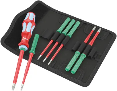Wera 006630 Výměnné šroubovací čepele Kraftform Kompakt VDE Stainless 8 extra slim 1 TIE - 8 dílů (W05006630001)