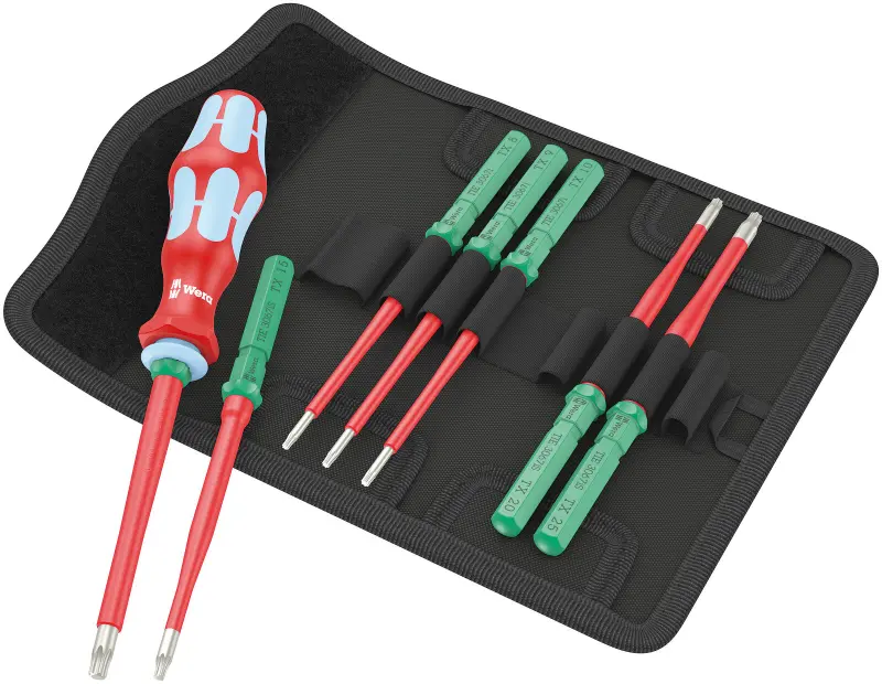 Wera 006630 Výměnné šroubovací čepele Kraftform Kompakt VDE Stainless 8 extra slim 1 TIE - 8 dílů (W05006630001)