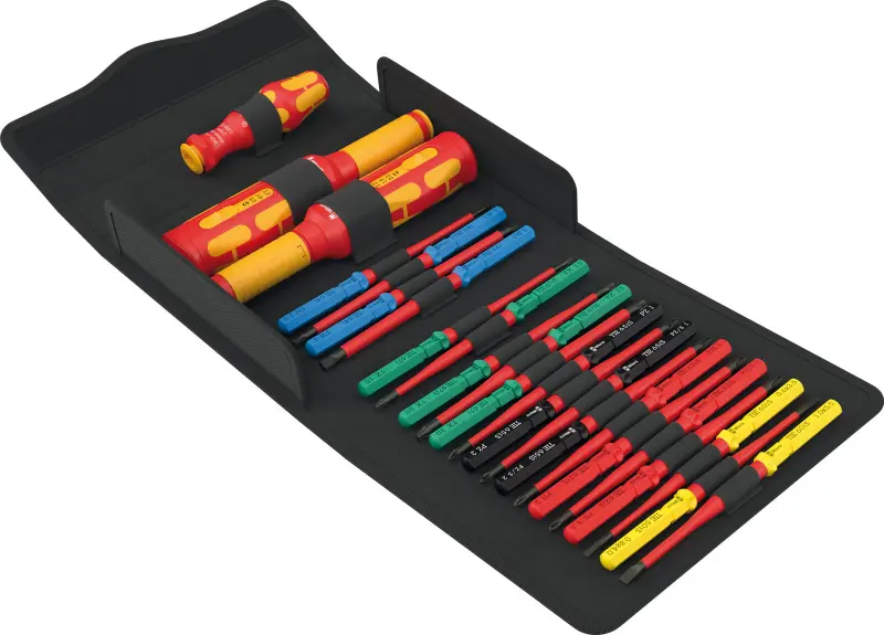 Wera 006633 Momentové šroubováky Kraftform Kompakt VDE 7500 Safe-Torque Speed Rozváděčová sada 1 - 23 dílů (W05006633001)