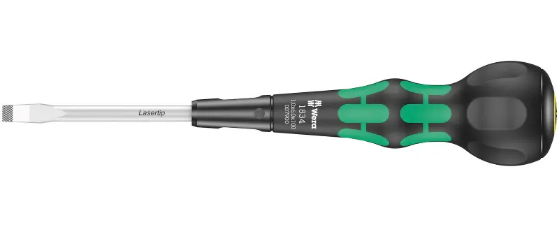 Wera 007900 Plochý šroubovák Kraftform Ball-Grip  typ 1834, dílenská čepel, 1 x 6 x 100 mm (W05007900001)