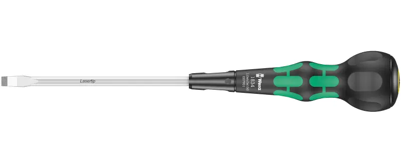 Wera 007901 Plochý šroubovák Kraftform Ball-Grip  typ 1834, dílenská čepel, 1 x 6 x 150 mm (W05007901001)