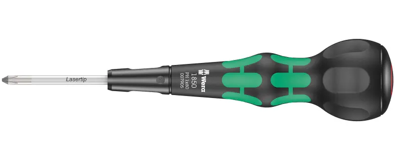 Wera 007905 Křížový šroubovák PH Kraftform Ball-Grip typ 1850, PH 1 x 80 mm (W05007905001)
