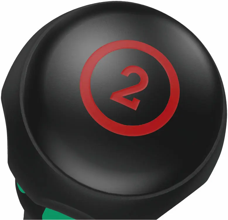 Wera 007906 Křížový šroubovák PH Kraftform Ball-Grip typ 1850, PH 2 x 100 mm (W05007906001)