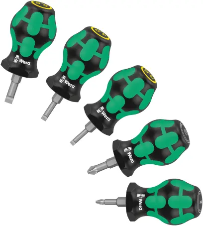Wera 008871 Držáky bitů a šroubováků Stubby Set 2 - 5 dílů (W05008871001)