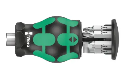 Wera 008878 Držák bitů 1/4" Kraftform Kompakt Stubby 5 se zásobníkem - 6 dílů (W05008878001)