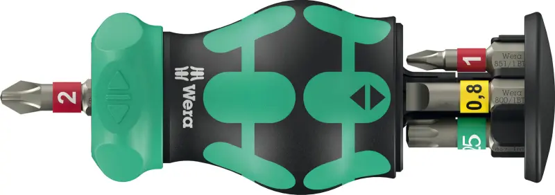Wera 008891 Ráčnový šroubovák Kraftform Kompakt Stubby Magazin RA 1 - 6 dílů (W05008891001)
