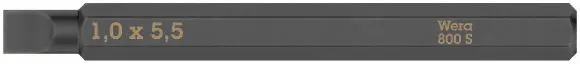 Wera 018441 Šroubovací bit 1,0x5,5x70 pro rázové šroubováky 800 S (W05018141001)