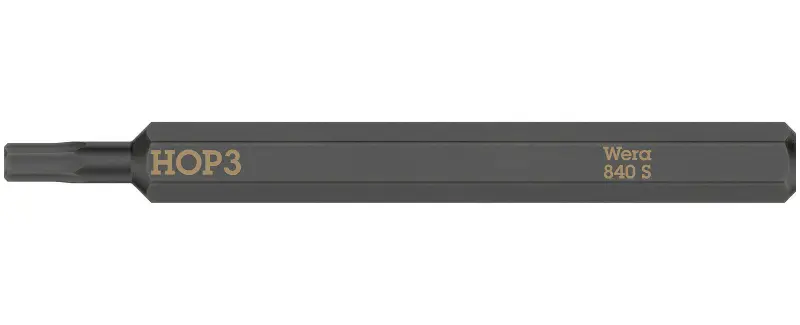 Wera 018150 Šroubovací bit Hex-Plus 3 mm pro rázové šroubováky 840 S (W05018150001)