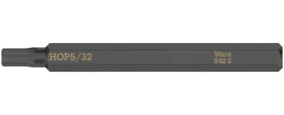 Wera 018155 Šroubovací bit Hex-Plus 5/32" pro rázové šroubováky 840 S, palcový (W05018155001)