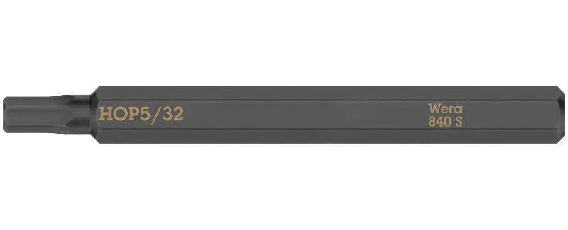 Wera 018155 Šroubovací bit Hex-Plus 5/32" pro rázové šroubováky 840 S, palcový (W05018155001)