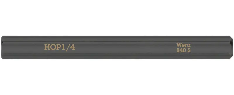 Wera 018157 Šroubovací bit Hex-Plus 1/4" pro rázové šroubováky 840 S, palcový (W05018157001)