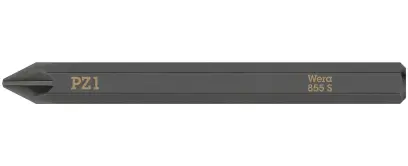 Wera 018163 Šroubovací bit PZ 1 pro rázové šroubováky 851 S (W05018163001)