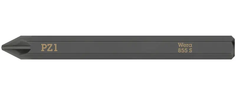 Wera 018163 Šroubovací bit PZ 1 pro rázové šroubováky 851 S (W05018163001)