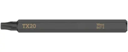 Wera 018167 Šroubovací bit TX 20 pro rázové šroubováky 867 S (W05018167001)