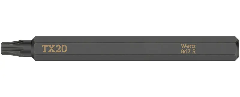 Wera 018167 Šroubovací bit TX 20 pro rázové šroubováky 867 S (W05018167001)
