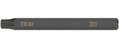 Wera 018169 Šroubovací bit TX 30 pro rázové šroubováky 867 S (W05018169001)