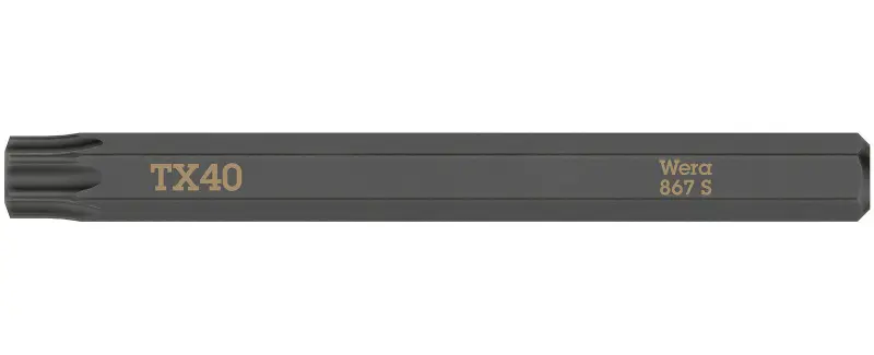Wera 018170 Šroubovací bit TX 40 pro rázové šroubováky 867 S (W05018170001)