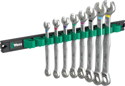 Wera 020016 9632 Magnetická lišta - očkoploché ráčnové klíče 5/16 ÷ 3/4" 6000 Joker Imperial 1, palcové - 8 dílů (W05020016001)