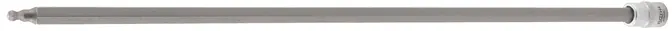 Zástrčná hlavice 1/4" inbus 4 mm BGS109833 s kulovou hlavou. Délka 300 mm (BGS109833)