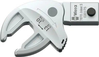 Wera 020175 Nástavec mom. klíče - samonastavitelný klíč Joker S 10 ÷ 13 mm s ráčnovou funkcí. Typ 7870, Forma B (9 x 12 mm) (W05020175001)
