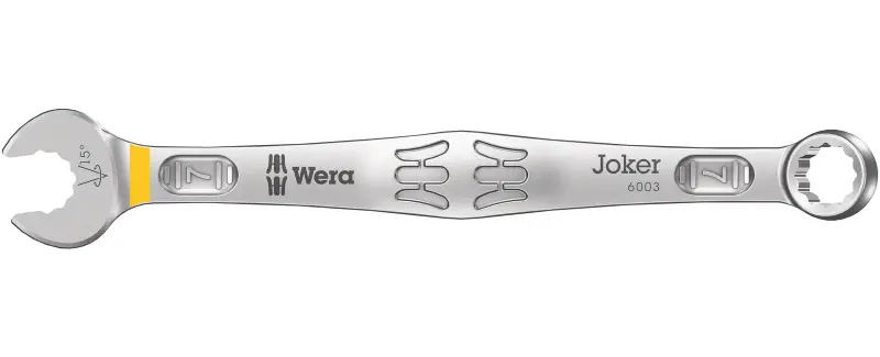 Wera 020199 Očkoplochý klíč 7 mm 6003 Joker, vyhnutý (W05020199001)