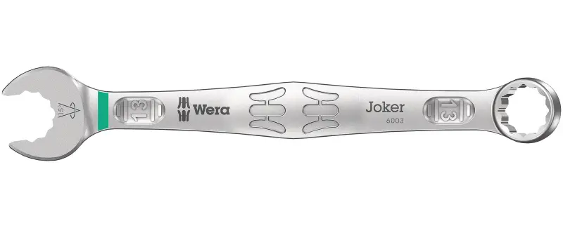 Wera 020204 Očkoplochý klíč 13 mm 6003 Joker, vyhnutý (W05020204001)