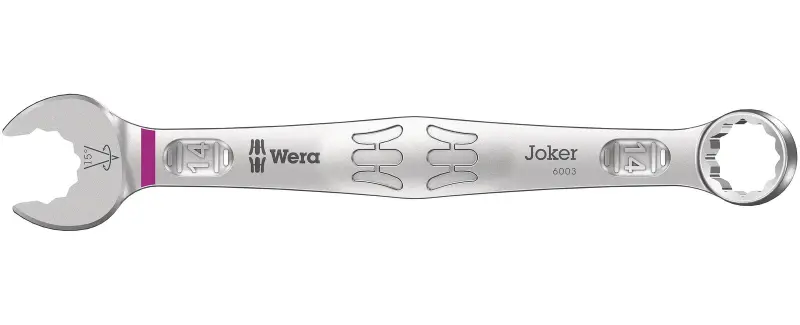 Wera 020205 Očkoplochý klíč 14 mm 6003 Joker, vyhnutý (W05020205001)