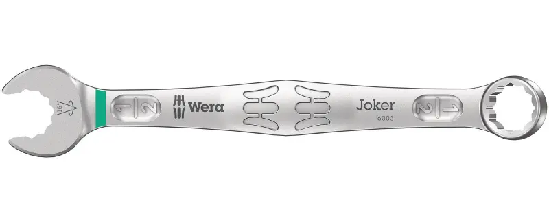 Wera 020214 Očkoplochý klíč 1/2" 6003 Joker, vyhnutý, palcový (W05020214001)