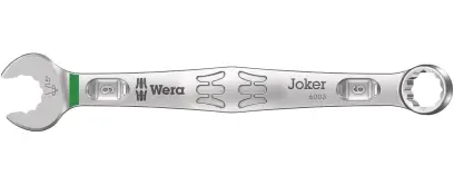 Wera 020219 Očkoplochý klíč 9 mm 6003 Joker, vyhnutý, palcový (W05020219001)