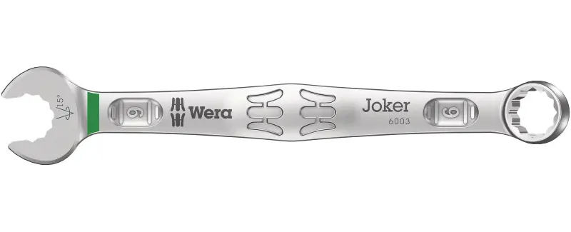 Wera 020219 Očkoplochý klíč 9 mm 6003 Joker, vyhnutý, palcový (W05020219001)
