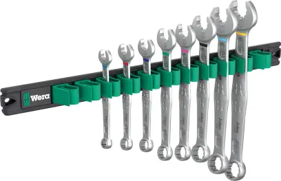 Wera 020235 Magnetická lišta 9642 - očkoploché klíče 5/16 ÷ 3/4" 6003 Joker Imperial 1, palcové - 8 dílů (W05020235001)