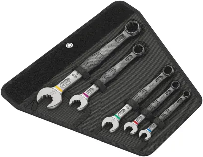 Wera 020240 Očkoploché klíče 5/16 ÷ 3/4" 6003 Joker 5 Imperial Set 1, palcové - 5 dílů (W05020240001)