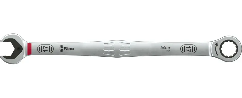 Wera 020353 Očkoplochý ráčnový klíč SB 17 mm 6007 Joker, dlouhé provedení (W05020353001)