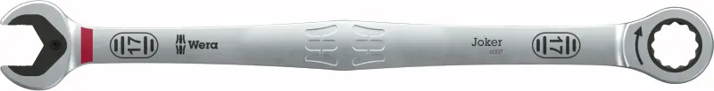 Wera 020353 Očkoplochý ráčnový klíč SB 17 mm 6007 Joker, dlouhé provedení (W05020353001)