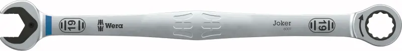 Wera 020354 Očkoplochý ráčnový klíč SB 19 mm 6007 Joker, dlouhé provedení (W05020354001)