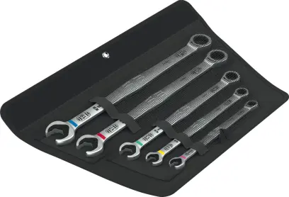 Wera 020380 Očkoploché ráčnové klíče SB 6007 Joker 5 Set 1, dlouhé provedení - 5 dílů (W05020380001)