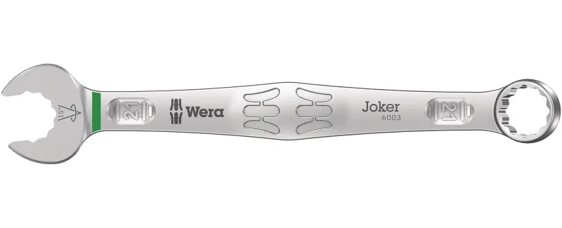 Wera 020501 Očkoplochý klíč 21 mm 6003 Joker, vyhnutý (W05020501001)