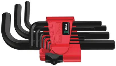 Wera 021737 Zástrčné klíče 950/9 Hex-Plus 7, BlackLaser - 9 dílů (W05021737001)