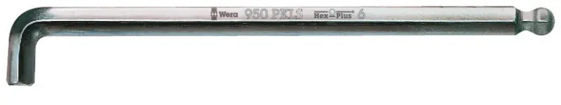 Wera 022044 Zástrčný klíč Hex-Plus 4 mm typ 950 PKLS, chromováno (W05022044001)