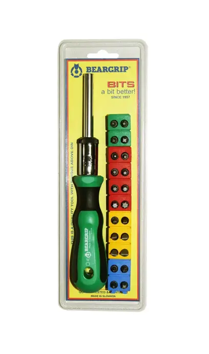 Ráčnový šroubovák 1/4" BGS33011715 včetně sady bitů (22 dílů) (BGS33011715)