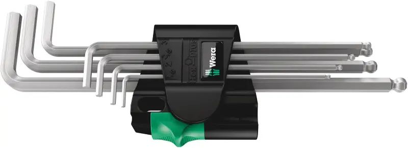 Wera 022101 Zástrčné klíče 1,5 ÷ 6 mm 950/7 Hex-Plus Magnet 1, chromováno - 7 dílů (W05022101001)