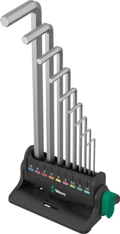 Wera 022102 Zástrčné klíče 1,5 ÷ 10 mm 950/9 Hex-Plus 8, chromováno - 9 dílů (W05022102001)