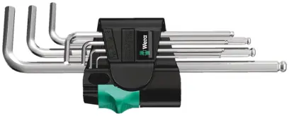 Wera 022181 Zástrčné klíče 1,5 ÷ 6 mm 950/7 Hex-Plus 1, chromované - 7 dílů (W05022181001)