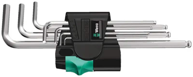 Wera 022181 Zástrčné klíče 1,5 ÷ 6 mm 950/7 Hex-Plus 1, chromované - 7 dílů (W05022181001)