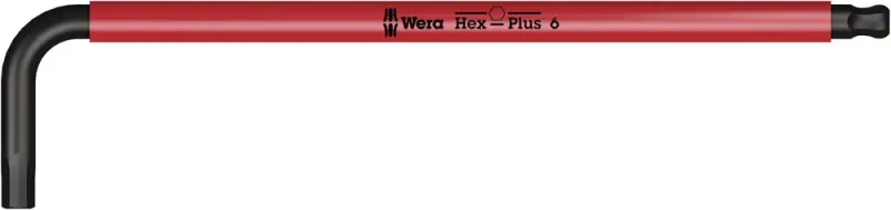 Wera 022203 Zástrčný klíč Hex-Plus 6 mm 950 SPKL HF Multicolour, BlackLaser, přidržovací (W05022203001)