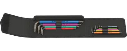 Wera 022639 Sada šestihranných klíčů Wera 950/9 Hex-Plus Multicolour Imperial 1 (9 ks) (W05022639001)