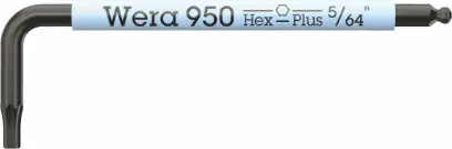 Wera 022651 Zástrčný klíč Multicolour, Imperial, typ 950 SPKS, BlackLaser, 5/64" x 50 mm (W05022651001)
