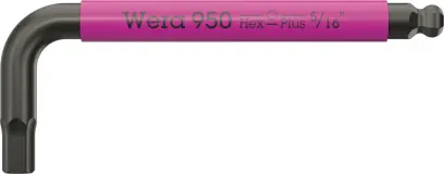 Wera 022658 Zástrčný klíč Multicolour, Imperial, typ 950 SPKS, BlackLaser, 5/16" x 112 mm (W05022658001)