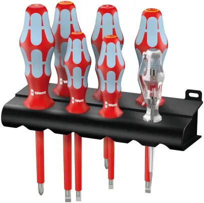 Wera 022728 Sada nerezových šroubováků Kraftform 3160 i/7 Lasertip (7 ks + stojánek) (W05022728001)